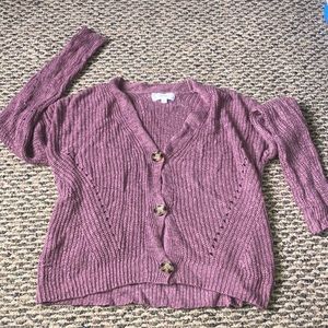 Soft Purple Cardigan